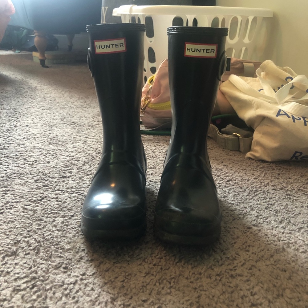 Women’s Short Black Hunter Boots